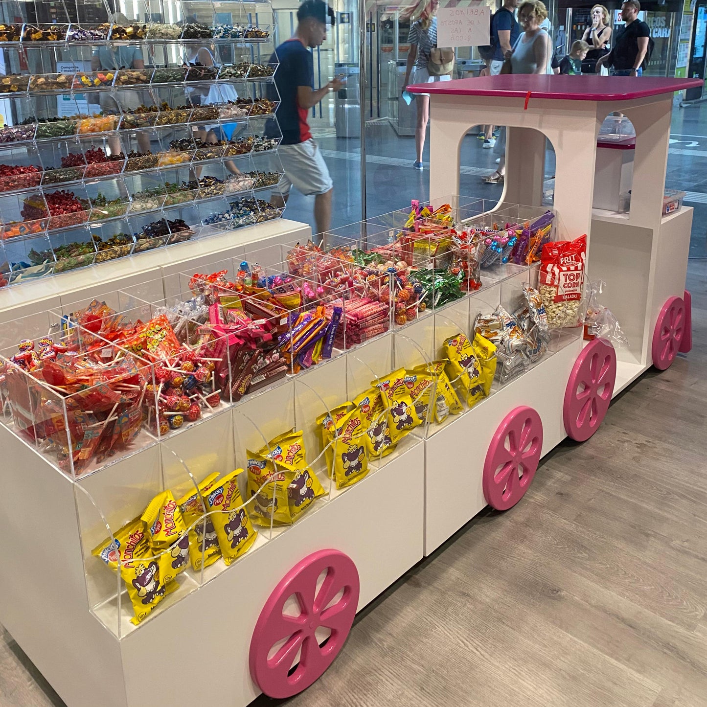 Isla central tren- 280x60x120cm